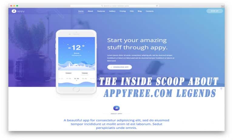 Find Out The Inside Scoop about appyfree.com Legends