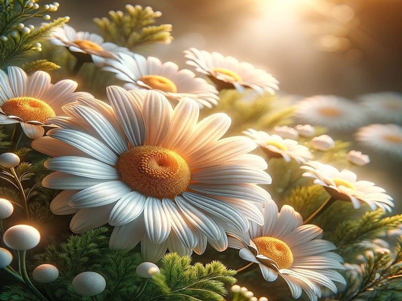 The Beauty of Daisies in High Resolution